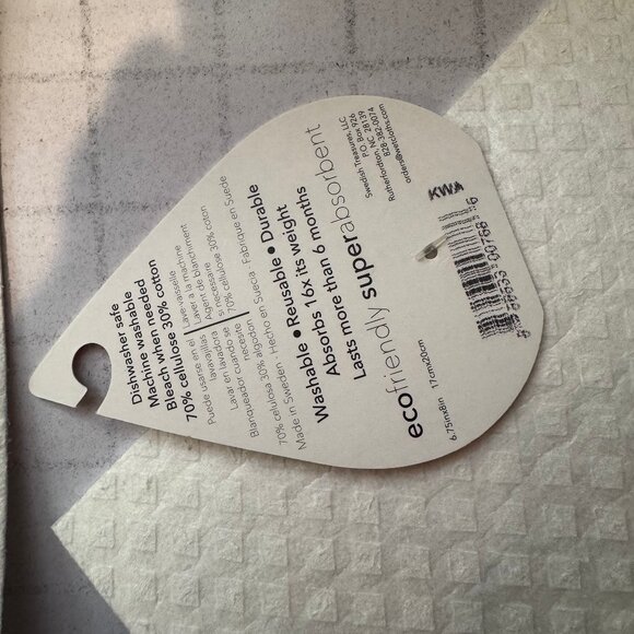 Wet-It! Swedish Treasures Dishcloth & Cleaning Cloth -Set of 2 - Picture 2 of 3